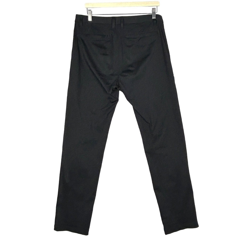 Rhone Commuter Pants Mens 33 (Actual 34x32) Black Stretch Chino Straight - Picture 2 of 15